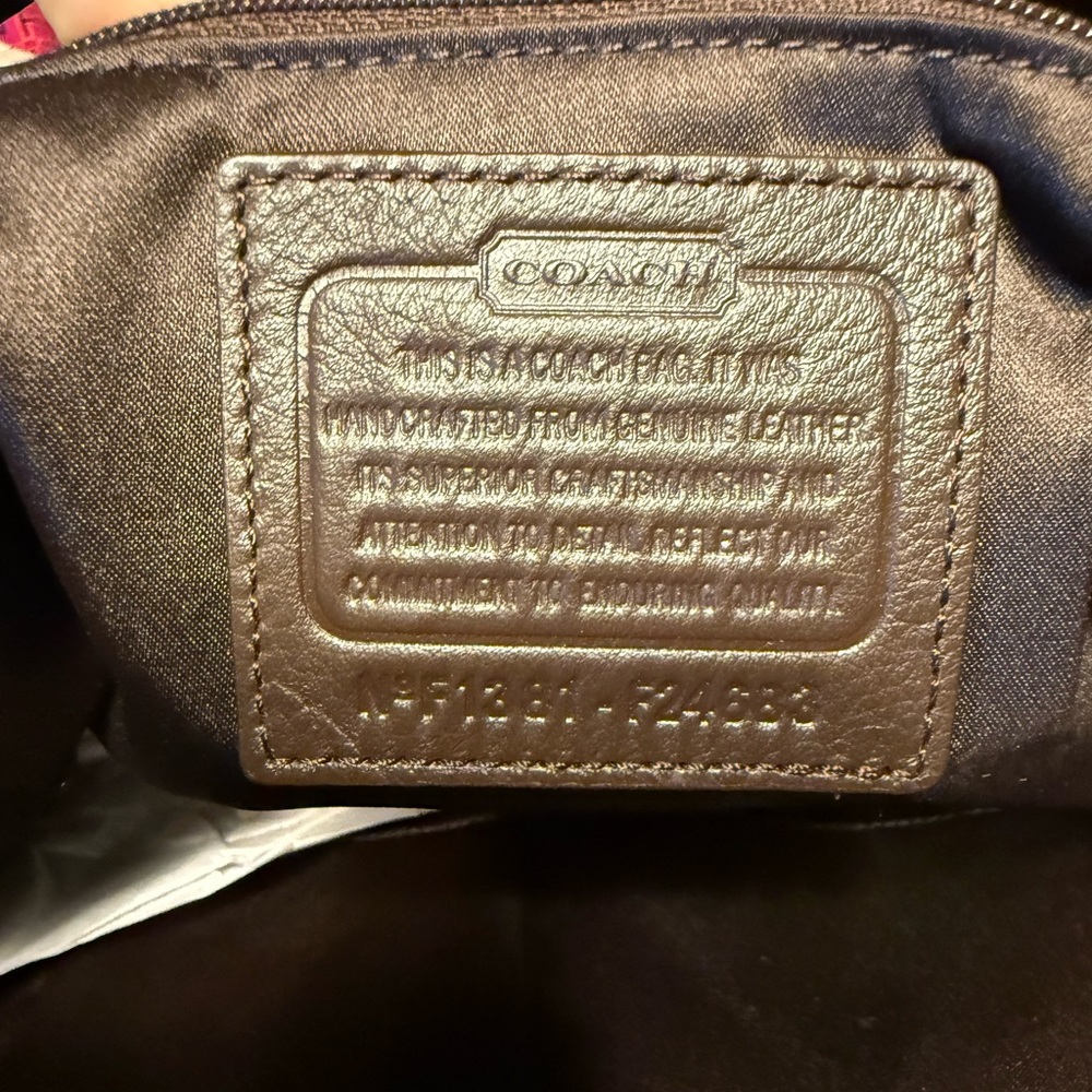 Authentic coach bag - Picture 6 of 6